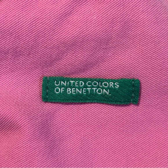 United Colors of Benetton Pink Eyelet short Skirt Size Medium - Picture 11 of 12